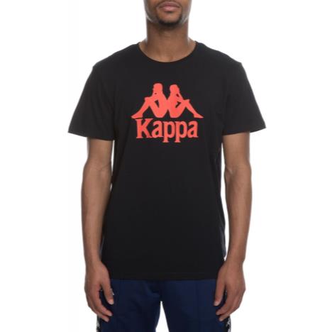 KAPPA ESTESSI TEE BLK-RED 